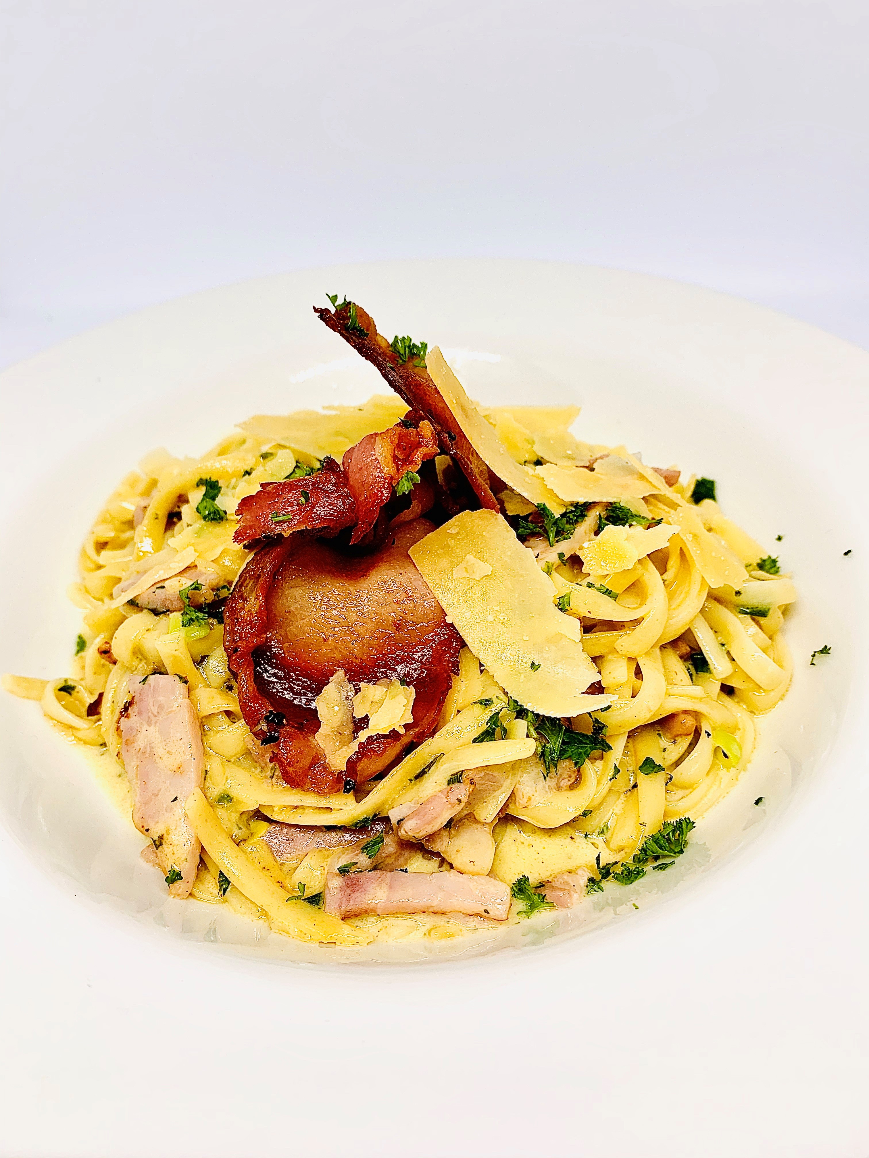 Linguine Carbonara Box Hill Golf Club